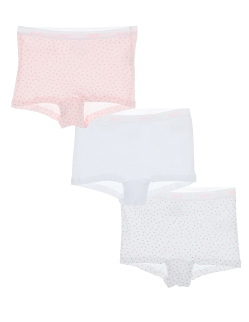 Set bóxer Skiny algodón para niña