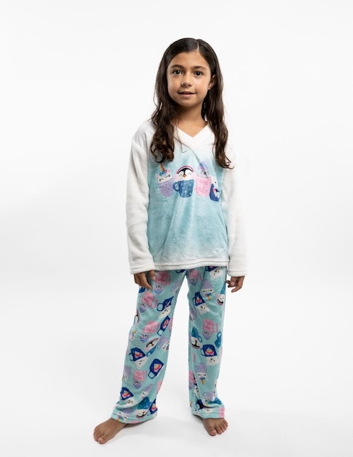Conjunto pijama Stuffy Tacitas para niña