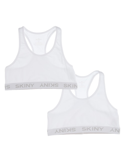 Set top Skiny de algodón para niña