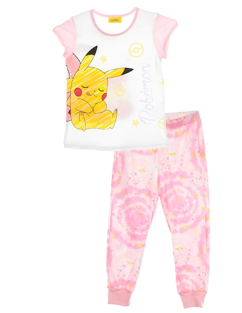 Conjunto pijama Pokémon Pikachu para niña
