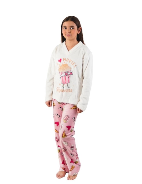 Conjunto pijama Stuffy Palomitas para niña