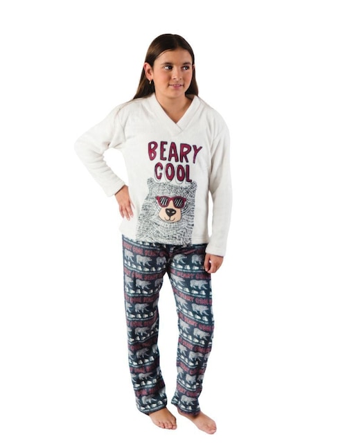 Conjunto pijama Stuffy Oso Cool para niña