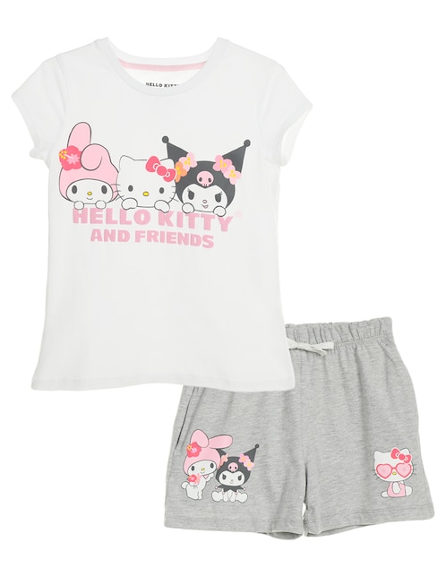 Conjunto pijama Hello Kitty Friends para niña