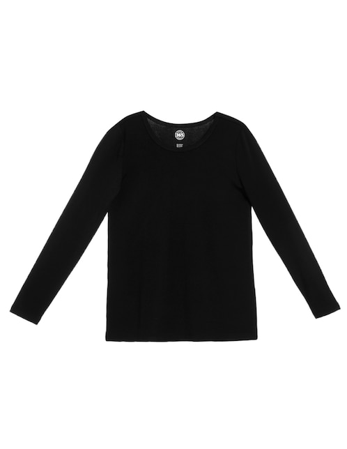 Camiseta térmica cuello redondo 365 Essential para niña