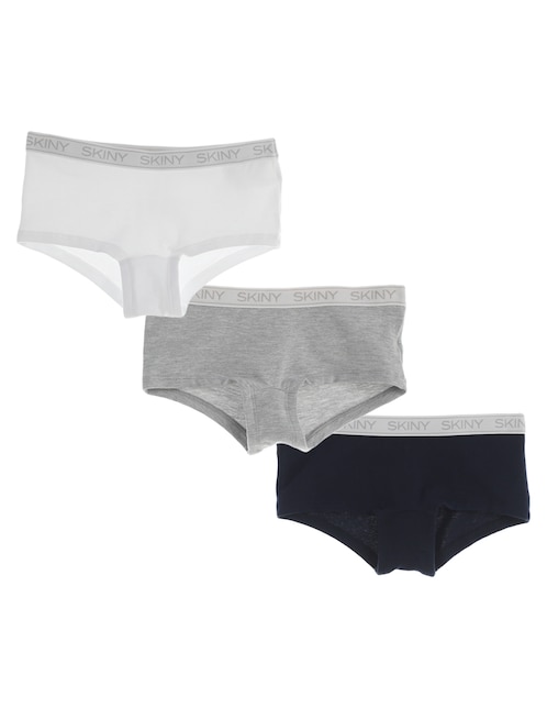 Set bóxer Skiny de algodón para niña