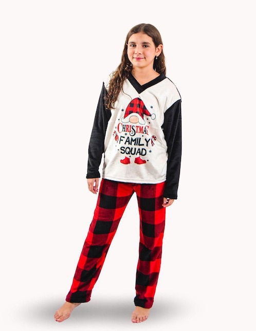 Conjunto pijama Stuffy Family Squad en Navidad infantil