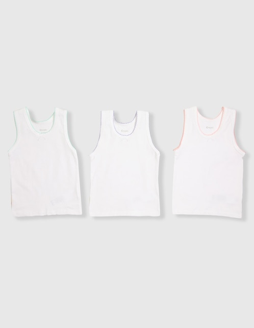 Set camiseta cuello redondo Baby Creysi para niña