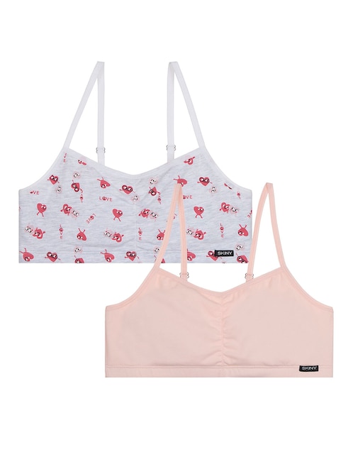 Set top Skiny Friendship de algodón para niña