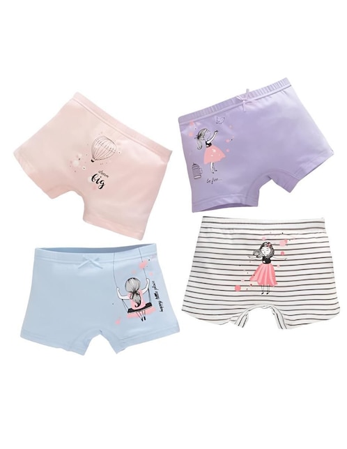 Set bóxer Xtellar de algodón para niña