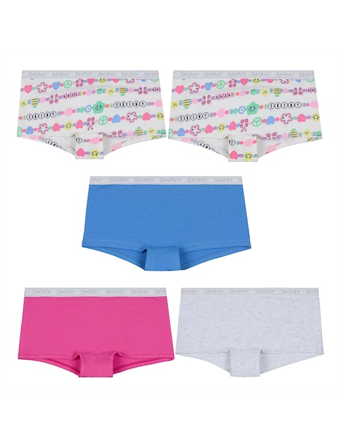 Set bóxer Skiny para niña