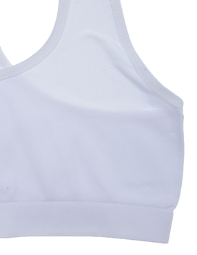 Set top deportivo Punto Blanco para entrenamiento niña