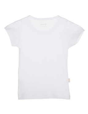 Camiseta cuello redondo Baby Creysi para niña