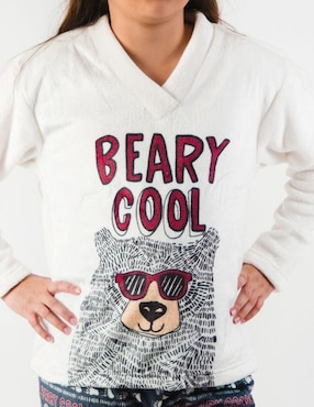 Conjunto pijama Stuffy Oso Cool para niña