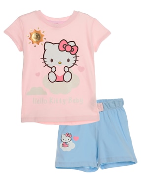 Conjunto Pijama Hello Kitty Para Niña