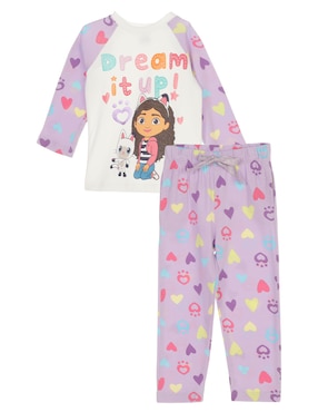 Conjunto Pijama Gabby's Doll House Gaby Cat Para Niña