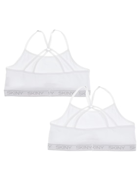 Set corpiño Skiny de algodón para niña