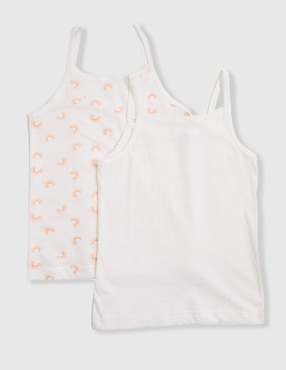 Set camiseta cuello redondo Matt & Megan para niña