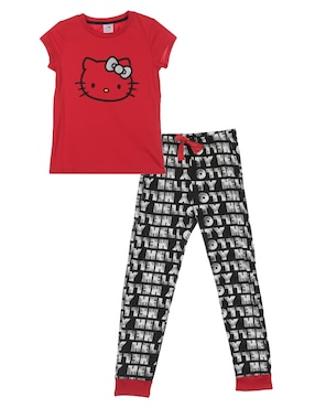 Conjunto Pijama Hello Kitty Para Niña