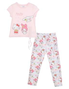 Conjunto Pijama Hello Kitty Para Niña