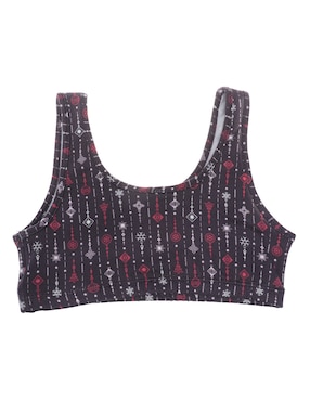 Top navideño Skiny Snow Lover de algodón para niña