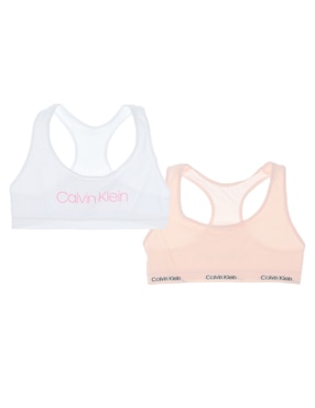 Set Brassiere Racer Back Calvin Klein Para Niña