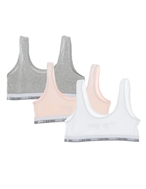 Set bralette Calvin Klein para niña