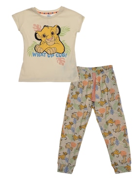 Conjunto Pijama Disney Rey León Para Niña