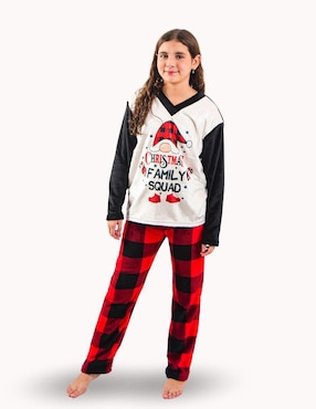 Conjunto Pijama Stuffy Family Squad En Navidad Unisex