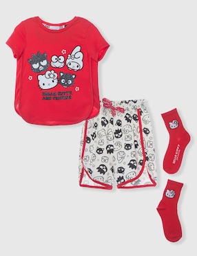 Conjunto Pijama Hello Kitty And Friends Para Niña