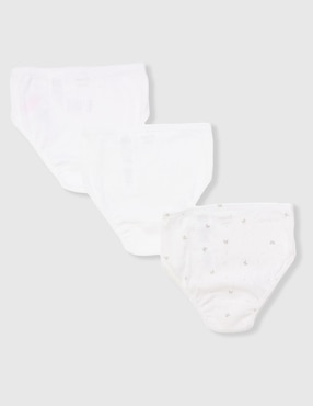 Set calzón Baby Creysi de algodón para niña