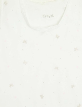 Set camiseta cuello redondo Baby Creysi para niña