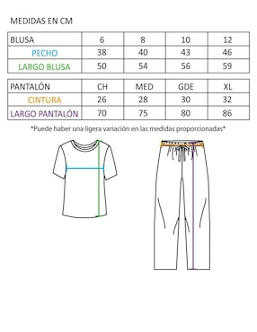 Conjunto pijama Whispers College para niña