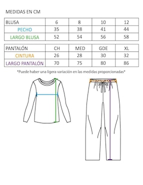 Conjunto pijama Whispers para niña