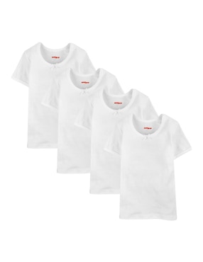 Set camiseta cuello redondo Baby Creysi para niña