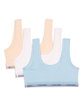 Top Calvin Klein de algodón para niña