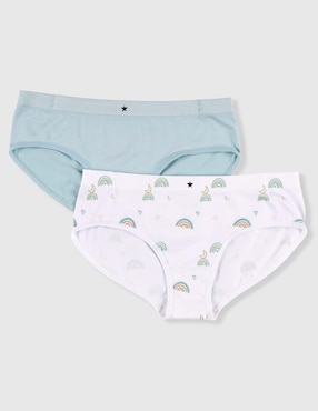 Set calzón Punto Blanco para niña