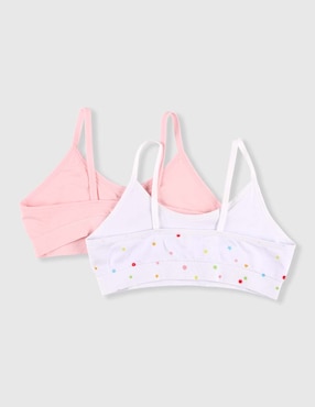 Set top Punto Blanco para niña