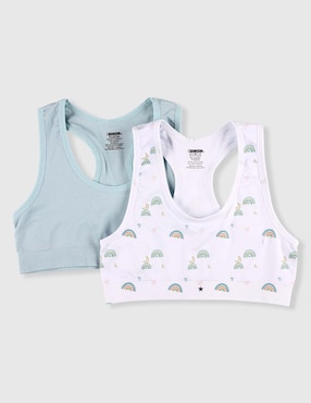 Set top Punto Blanco para niña