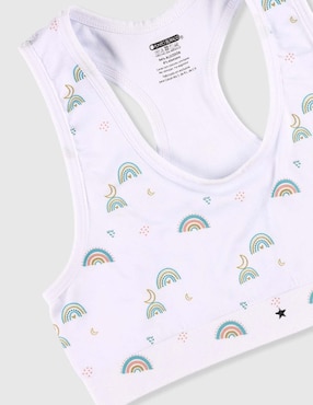 Set top Punto Blanco para niña