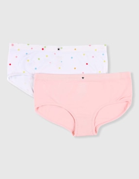 Set calzón Punto Blanco para niña