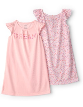 Set de camisón Carter's de algodón para niña