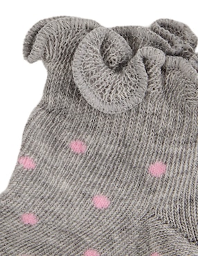 Set de tín Punto Blanco de algodón para niña 3 pares