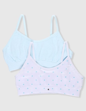 Set corpiño Punto Blanco para niña