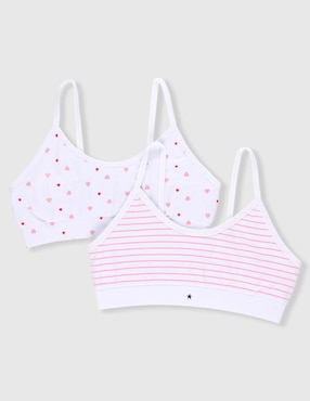 Set corpiño Punto Blanco para niña