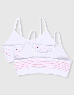 Set corpiño Punto Blanco para niña