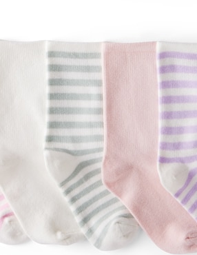 Set de calceta Carter's de algodón para niña 10 pares