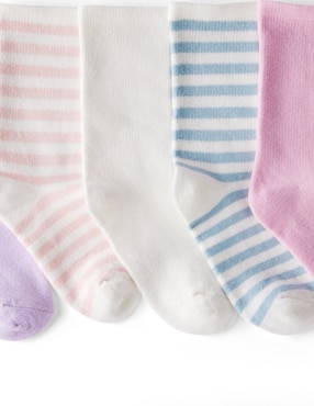 Set de calceta Carter's de algodón para niña 10 pares