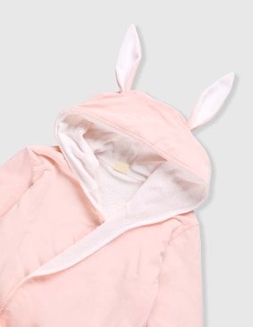 Bata de baño con gorro Baby Creysi para niña