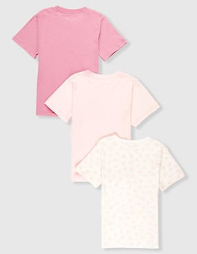 Set camiseta cuello redondo Baby Creysi para niña