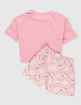 Conjunto pijama Gabby's Dollhouse Pandy Flowers para niña